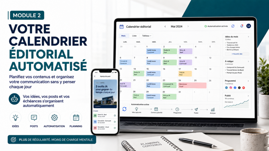 Module 2 — Votre calendrier éditorial automatisé